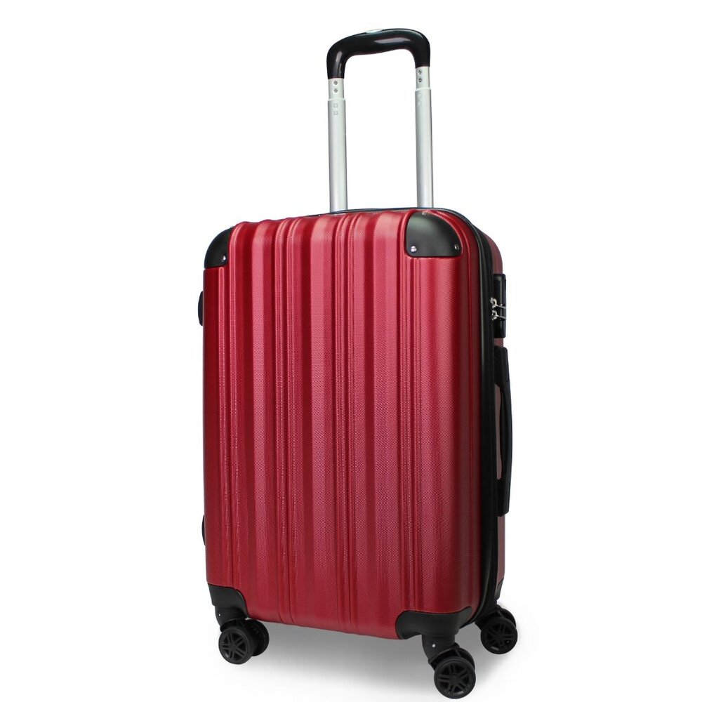 NEW - World Traveler Kemyer Quest 20-Inch Carry-On Hardside Lightweight Luggage
